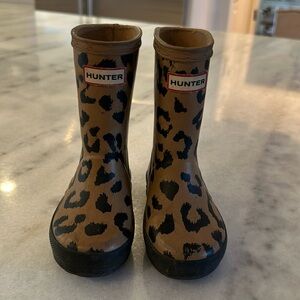 Hunter rainboots leopard